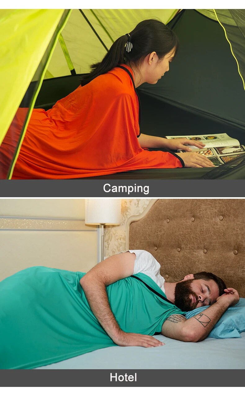 SleepEase Travel Liner, Schlafkomfort, egal wo du bist - ultraleicht und elastisch